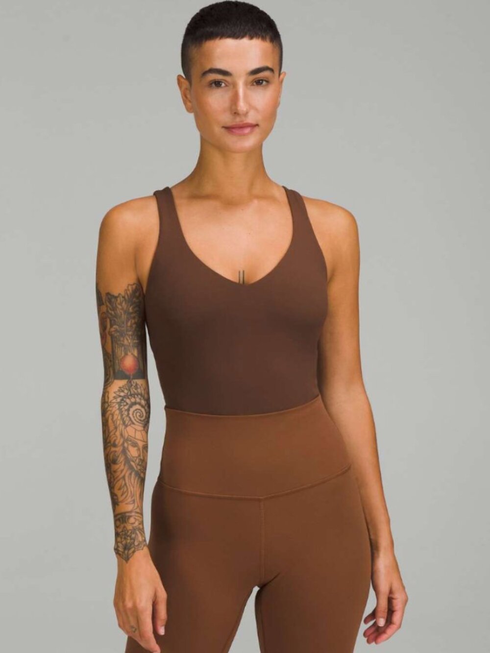 Lululemon Align Bodysuit Java Brown in size 4